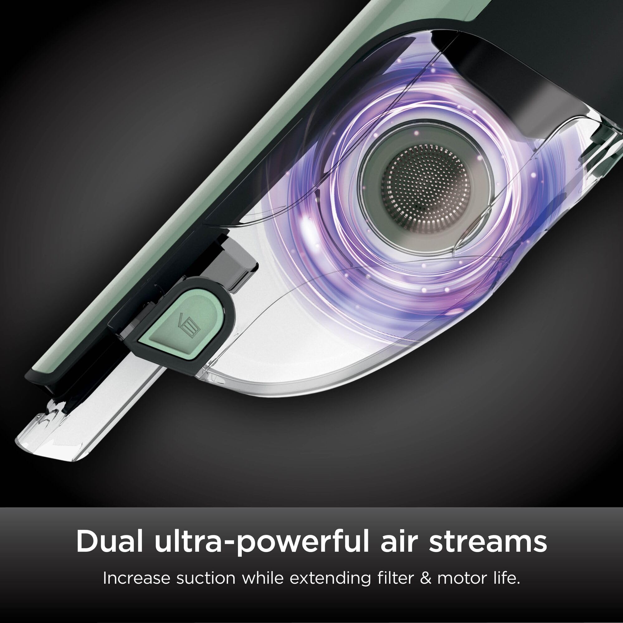 Shark Handheld Cordless Vacuum Cleaner with Crevice Tool and Scrubbing Brush, 65W, 0.45 liters, 10 Minute Run-Time, Washable Filter, Teal, CH901UK