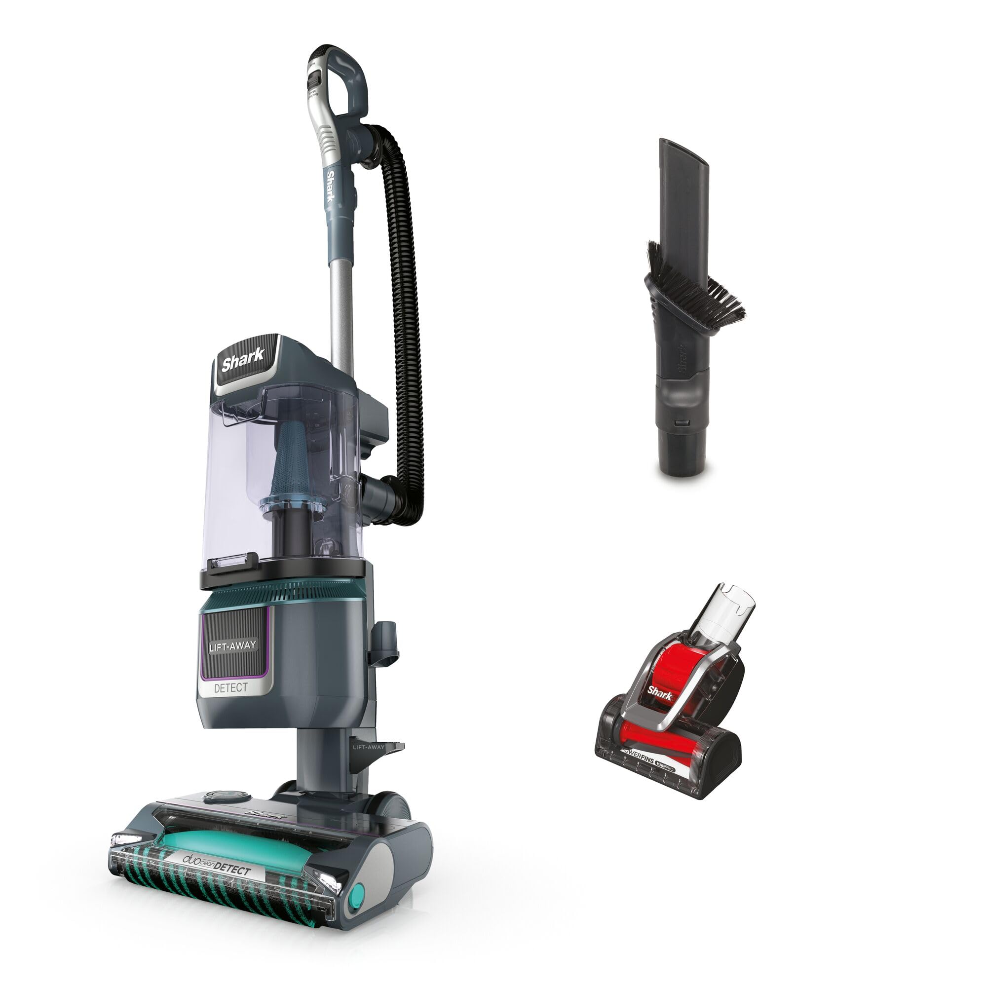 Shark Detect XL Corded Upright Vacuum Cleaner, Ultra-Powerful Pet Hair Pick-Up, DuoClean Detect, Direction Detect, Anti-Allergen, 2.5l XL Dust Cup, Lift-Away Technology, 8m Cord LA791UKT