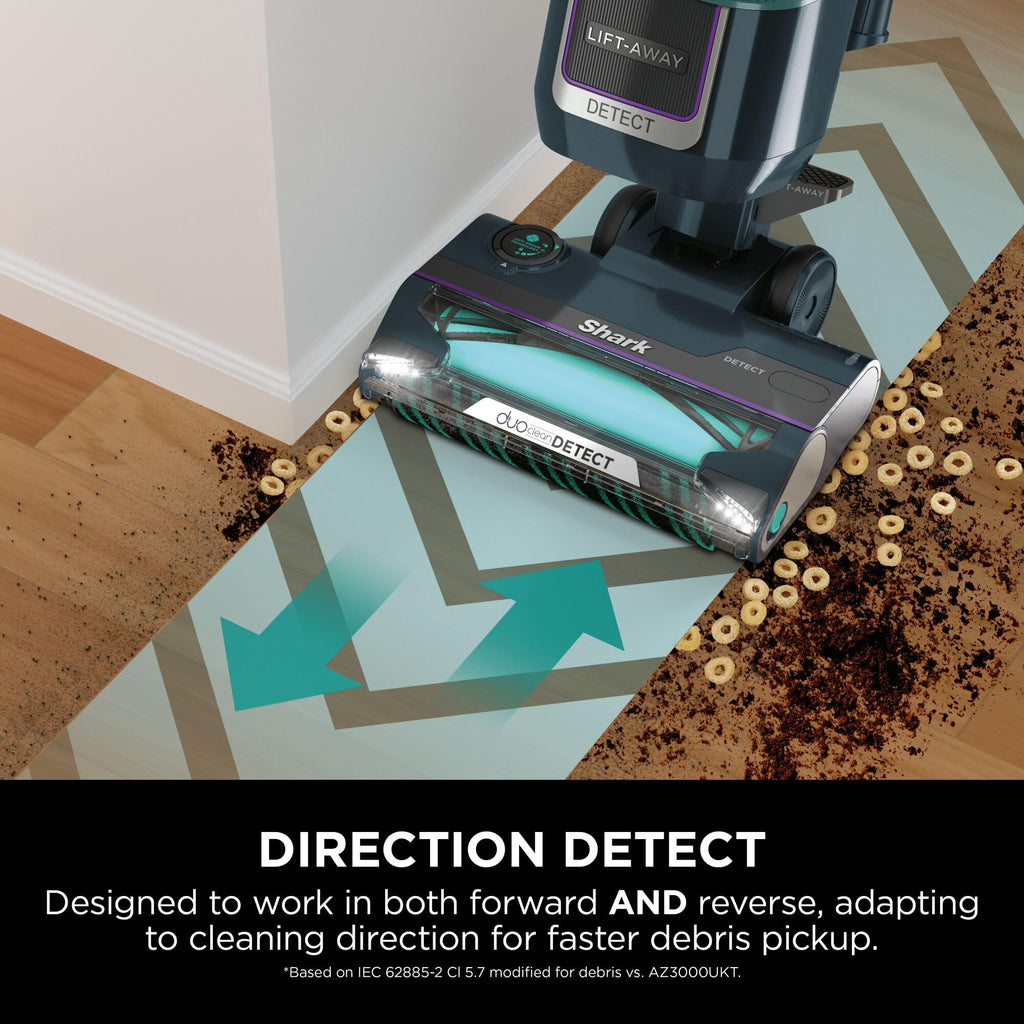Shark Detect XL Corded Upright Vacuum Cleaner, Ultra-Powerful Pet Hair Pick-Up, DuoClean Detect, Direction Detect, Anti-Allergen, 2.5l XL Dust Cup, Lift-Away Technology, 8m Cord LA791UKT